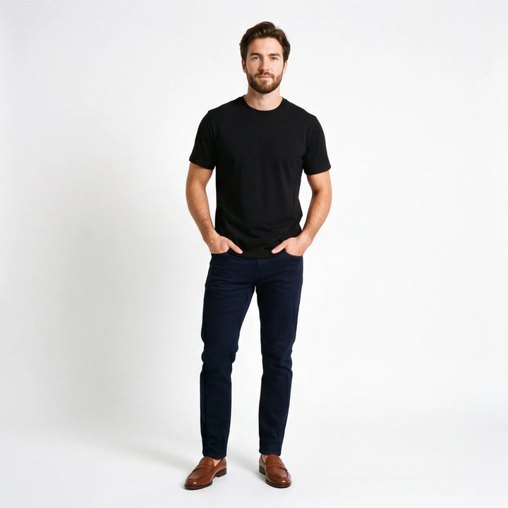 Black Mason Crew Neck Tee 4