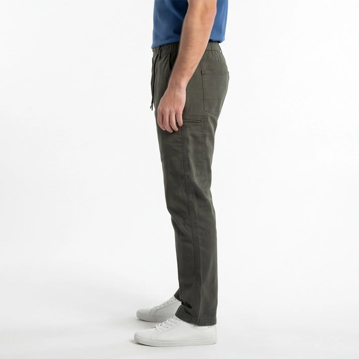 Army Green G-Stone Cotton Cargo Trousers 3
