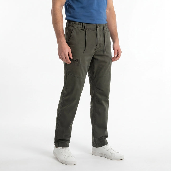 Army Green G-Stone Cotton Cargo Trousers 2