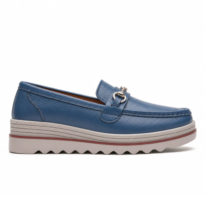 Lurex Platform Classic Loafers