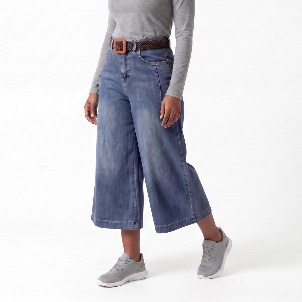 Hawthorne Cotton Denim Culottes