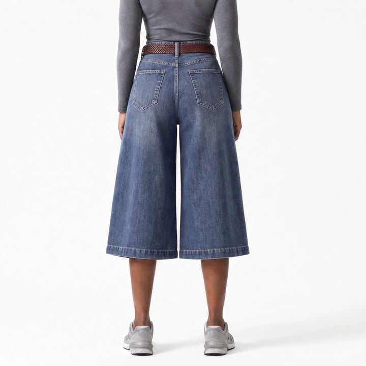 Hawthorne Cotton Denim Culottes