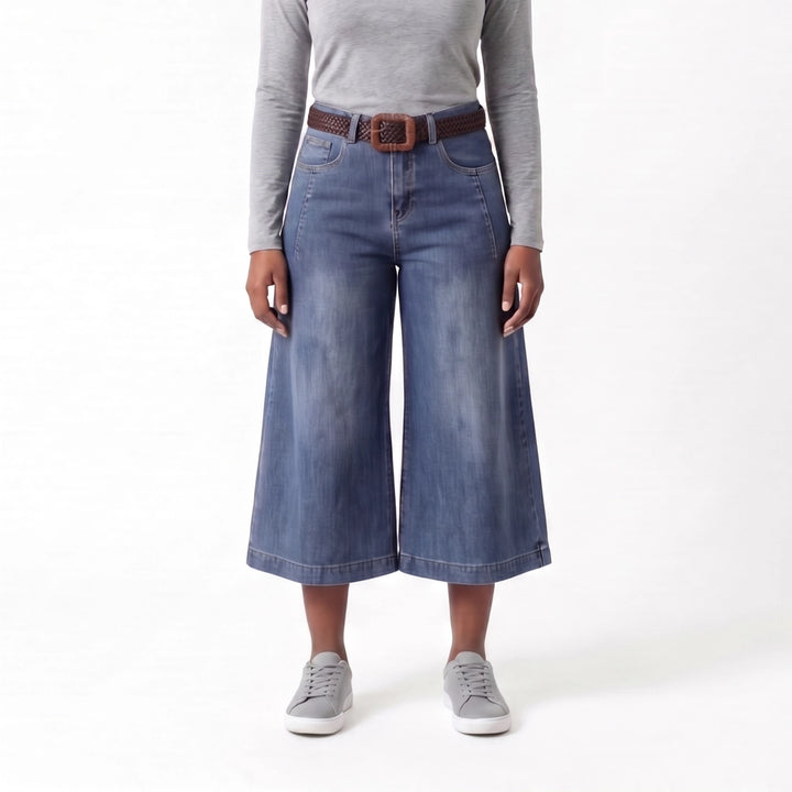 Hawthorne Cotton Denim Culottes