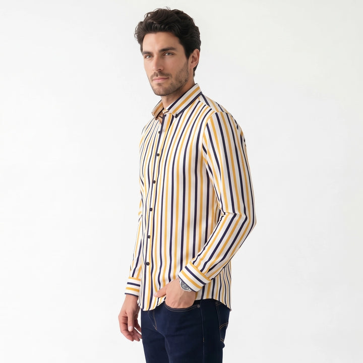 Elle Striped Slim Shirt
