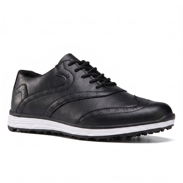 Black Gresham Spiked Golf Sneakers 4