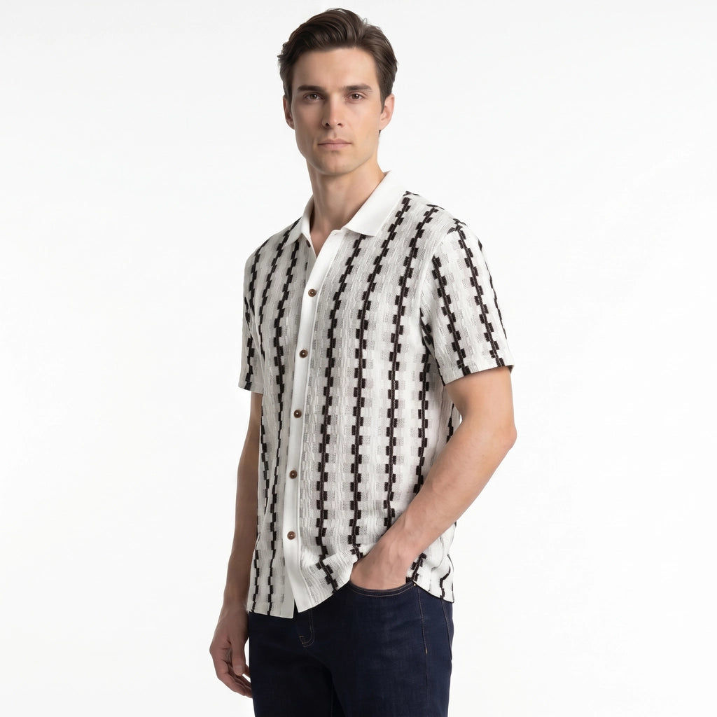 Finn Checkered Knit Shirt