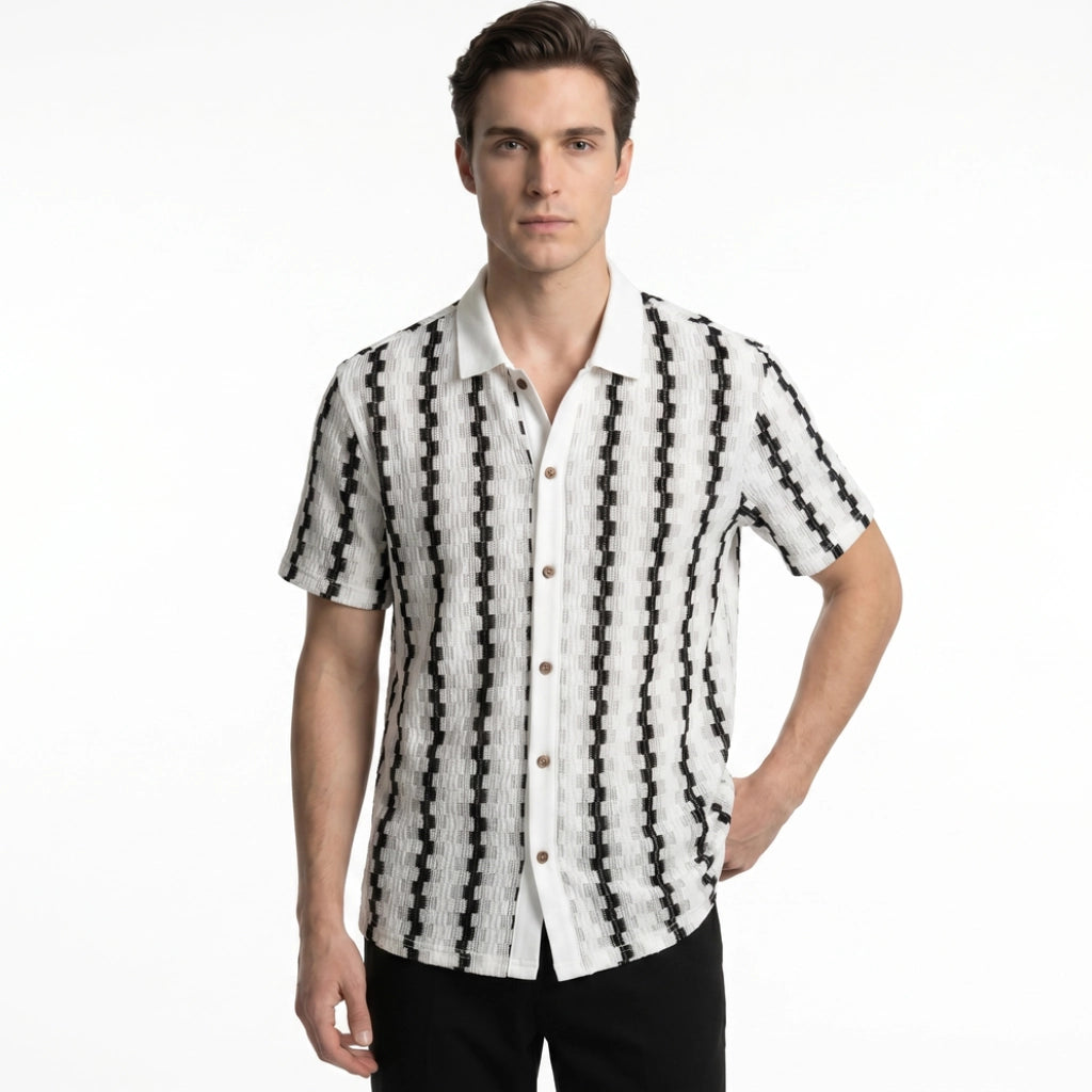 Finn Checkered Knit Shirt