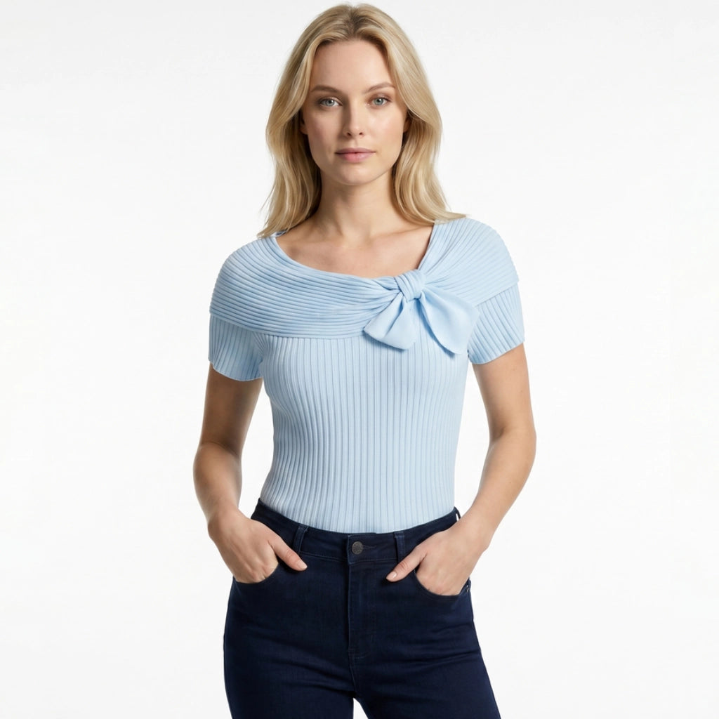 Eden Knit Short-Sleeve Top