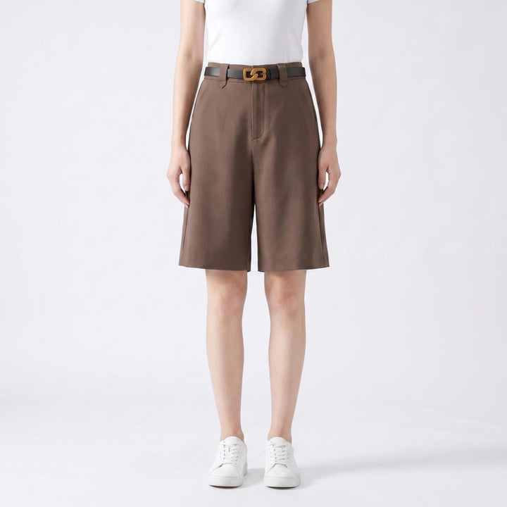 Whalen Cotton Wide-Leg Shorts