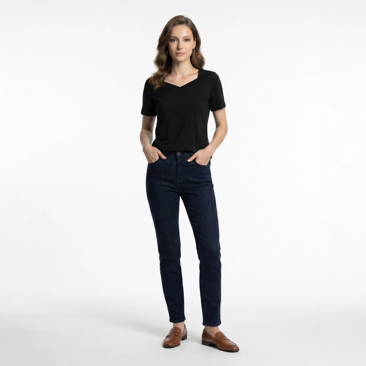 Black Maxwell V-Neck Short Sleeve T-Shirt 3
