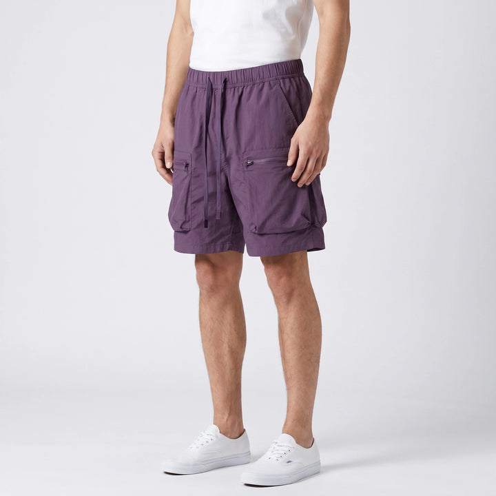 Purple Titus Quick-Dry Cargo Shorts 1