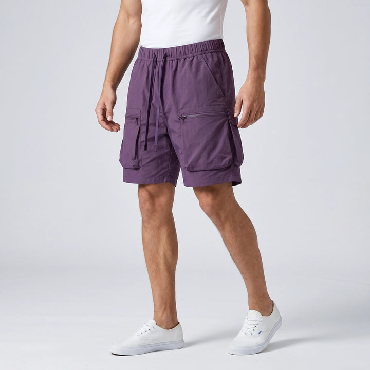 Purple Titus Quick-Dry Cargo Shorts 4