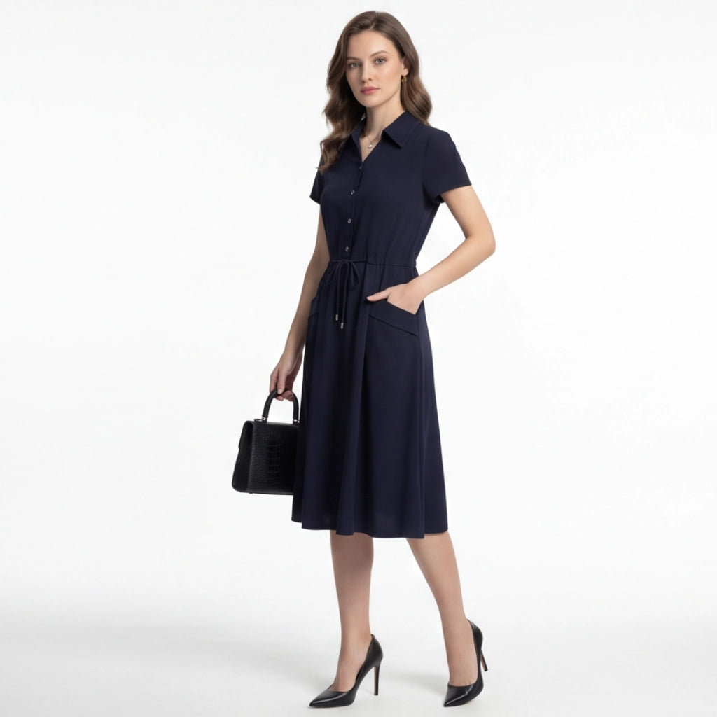 Kemp V-Neck Midi Dress