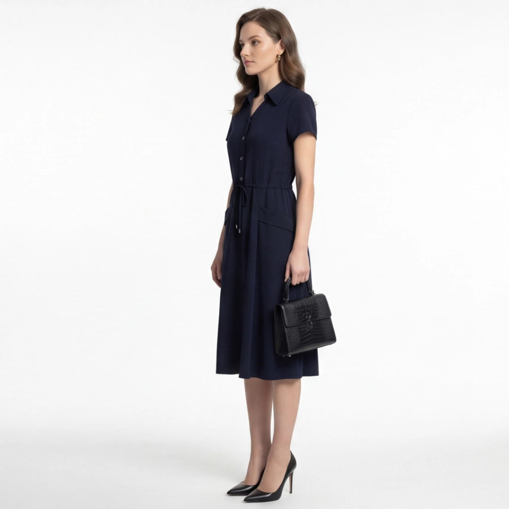 Kemp V-Neck Midi Dress