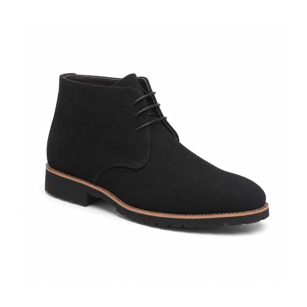 Brewster Pointed-Toe Lace-Up Boots