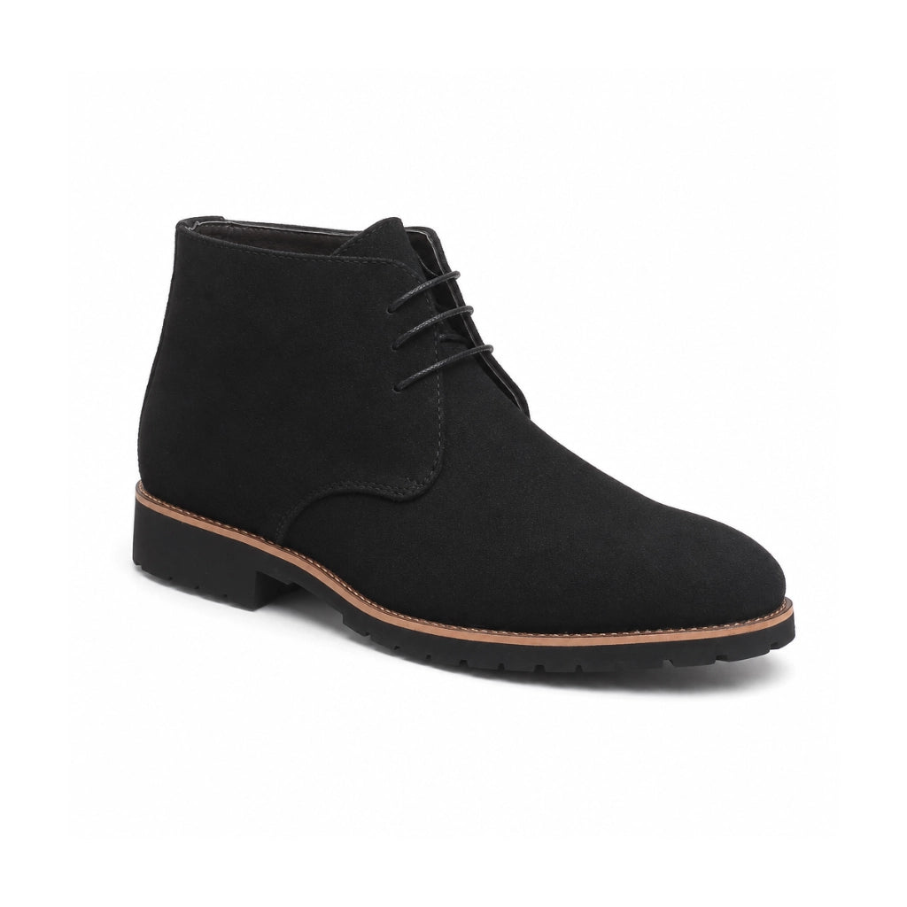 Brewster Pointed-Toe Lace-Up Boots