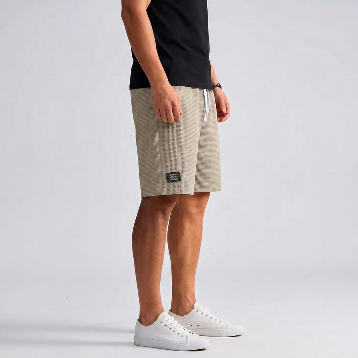 DK-DDP-1 Violet Waffle Knit Shorts 3