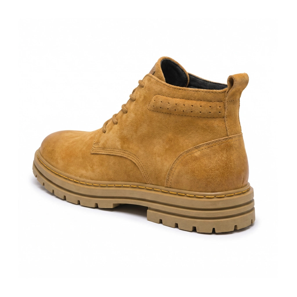 Michael Leather Lace-Up Boots