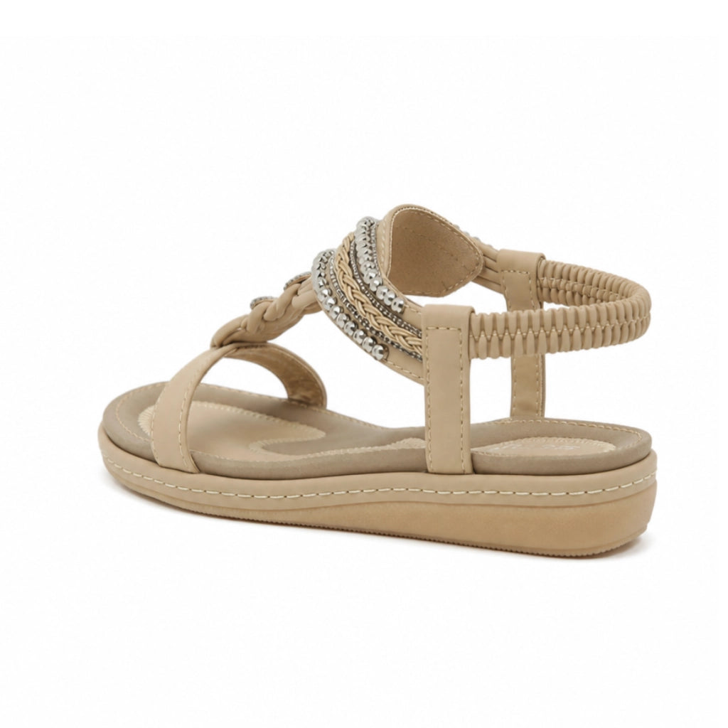 Lachlan Elastic Strap Sandals