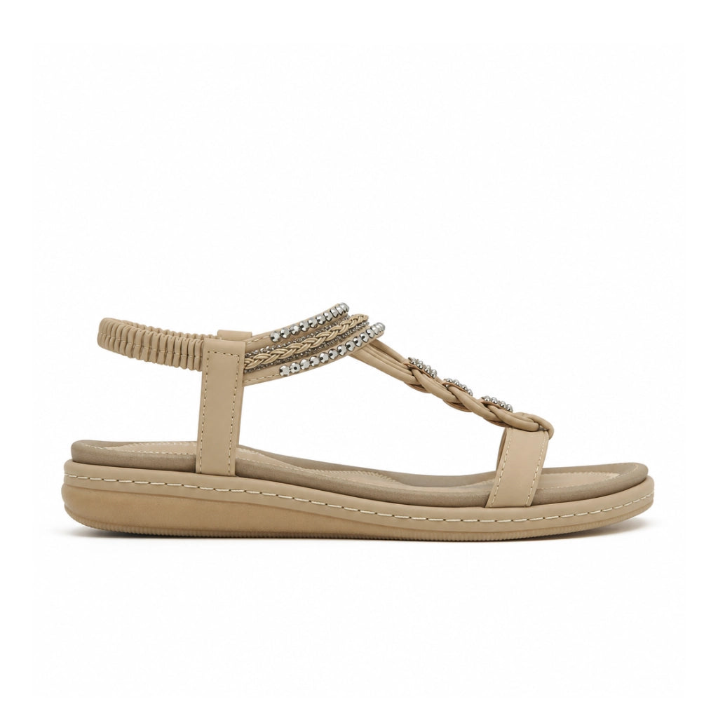 Lachlan Elastic Strap Sandals