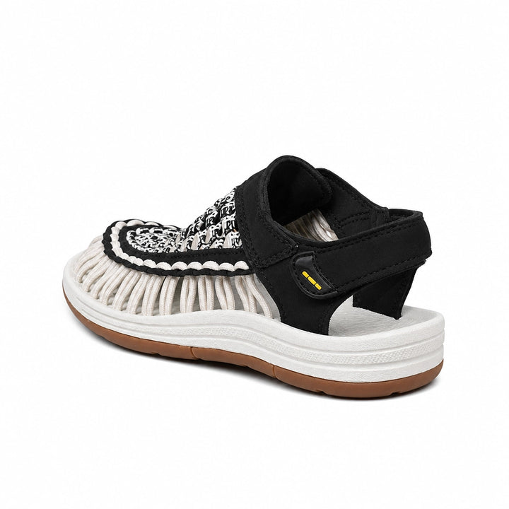 Champagne Grey Jefferson Woven Outdoor Sandals 3