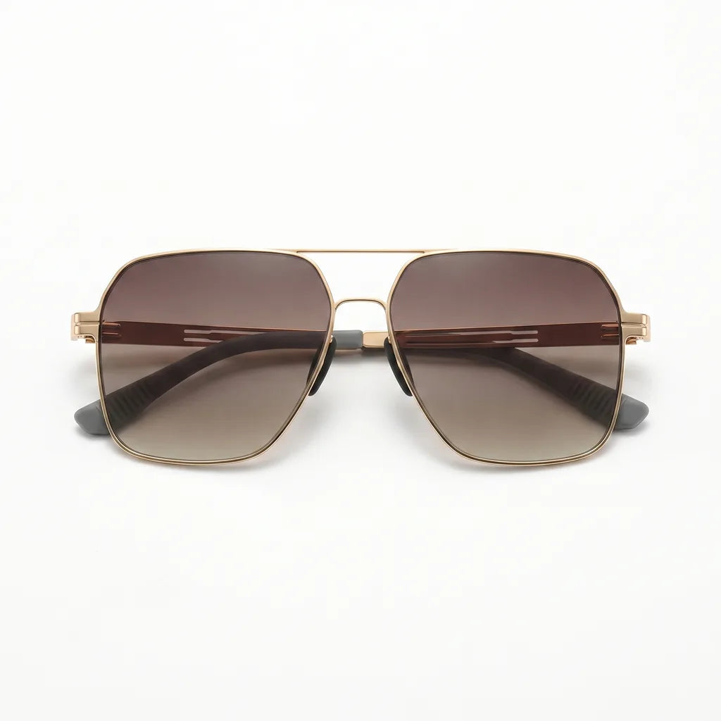 Men's Yellow Prescott Double Bridge Shades