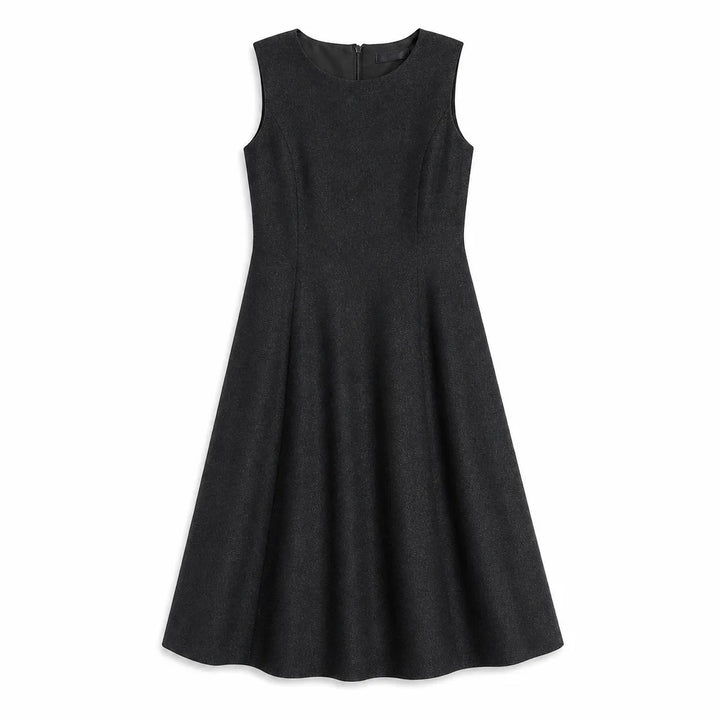 Abigail Midi Dress - Color:Black;Size:XS