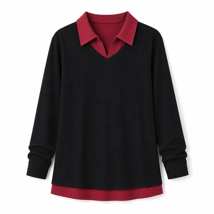 Abigail Polo Shirt - Color:Black;Size:M