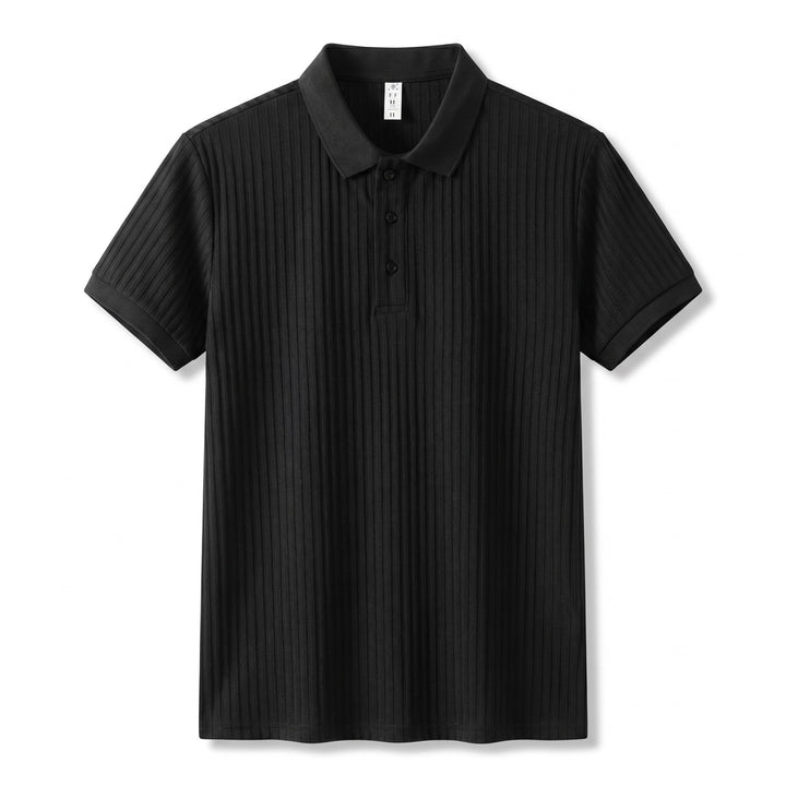 Adrian Knit Polo - Color:Black;Size:S