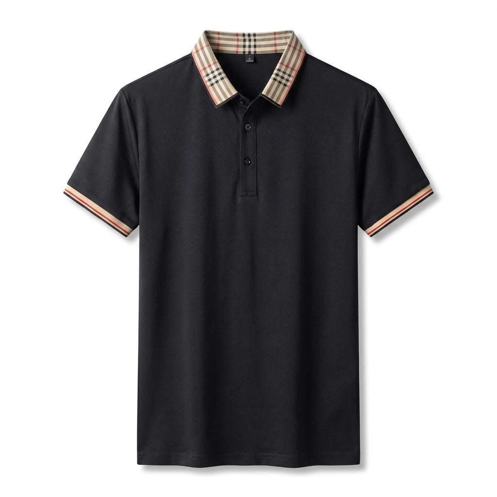 Adrian Knit Polo Shirt - Color:Black;Size:M