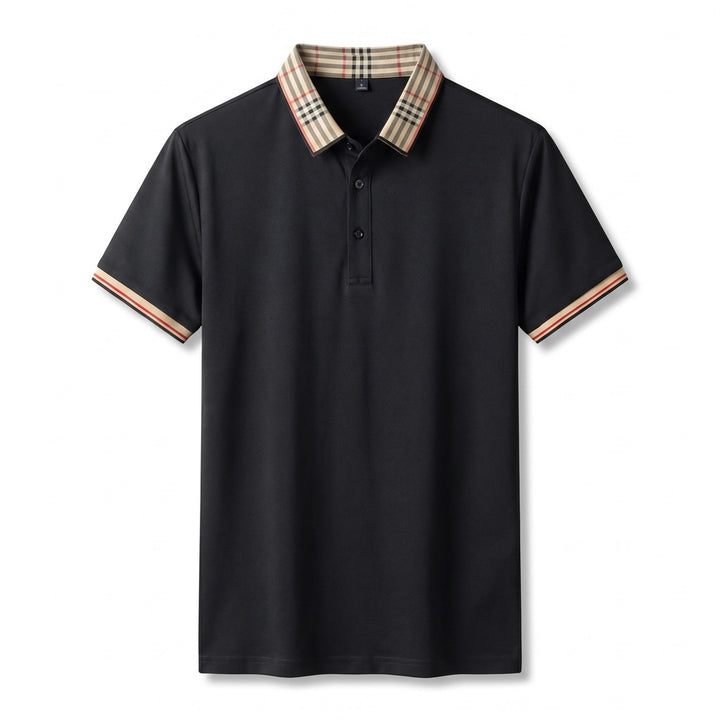 Adrian Knit Polo Shirt - Color:Black;Size:M