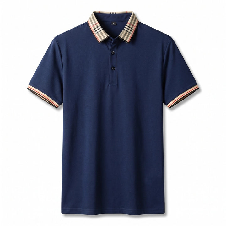 Adrian Knit Polo Shirt - Color:Navy;Size:M