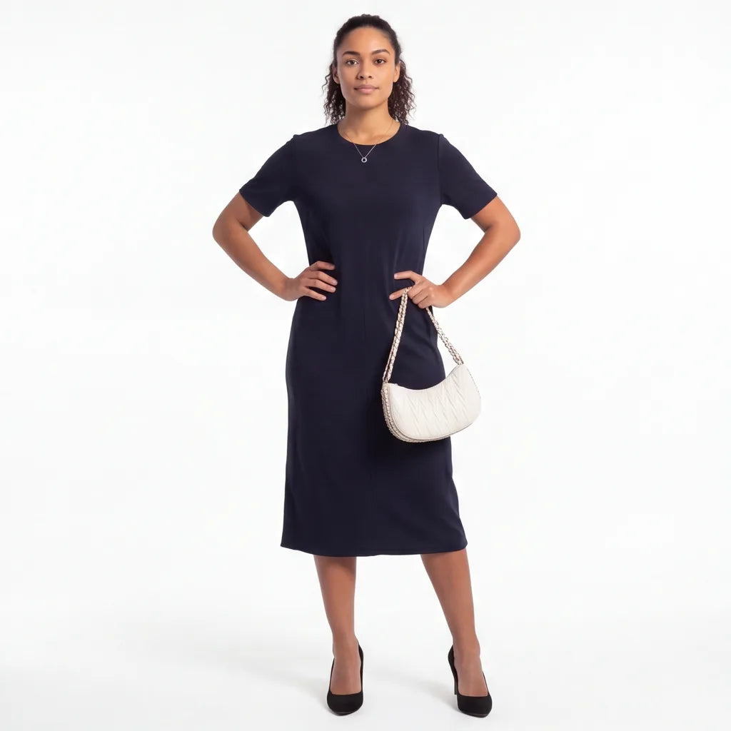 Royal Blue Lambert Short-Sleeve Midi Dress 4