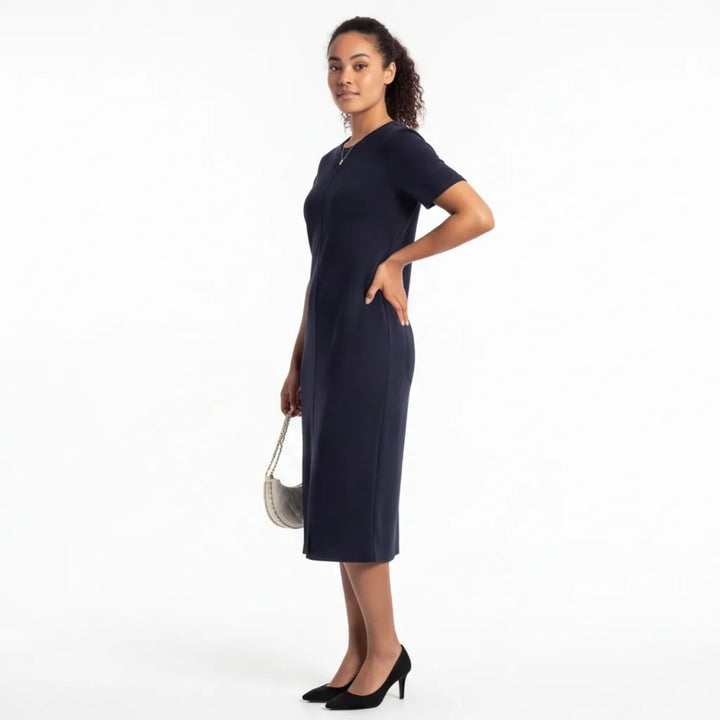 Lambert Short-Sleeve Midi Dress