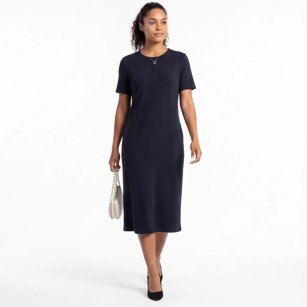 Lambert Short-Sleeve Midi Dress