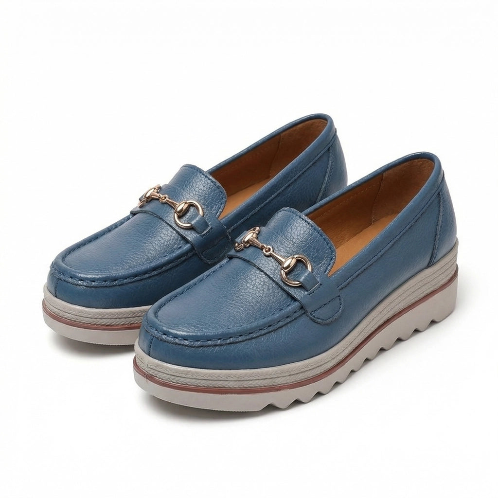 Amara Orthopedic Loafers - Color:Dark Blue;Size:35