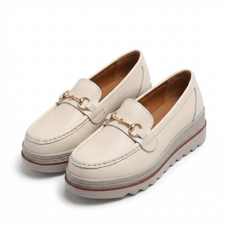 Amara Orthopedic Loafers - Color:Off-white;Size:35