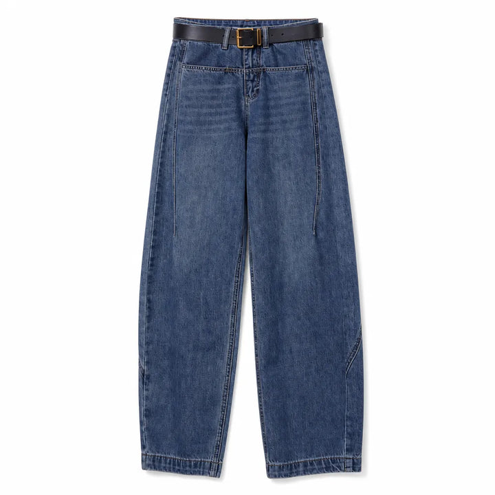 Amelia High-Rise Jeans - Color:Blue;Size:XS