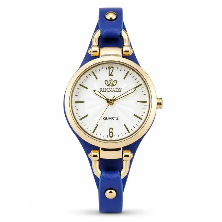 Anaya Quartz Watch - Color:Blue