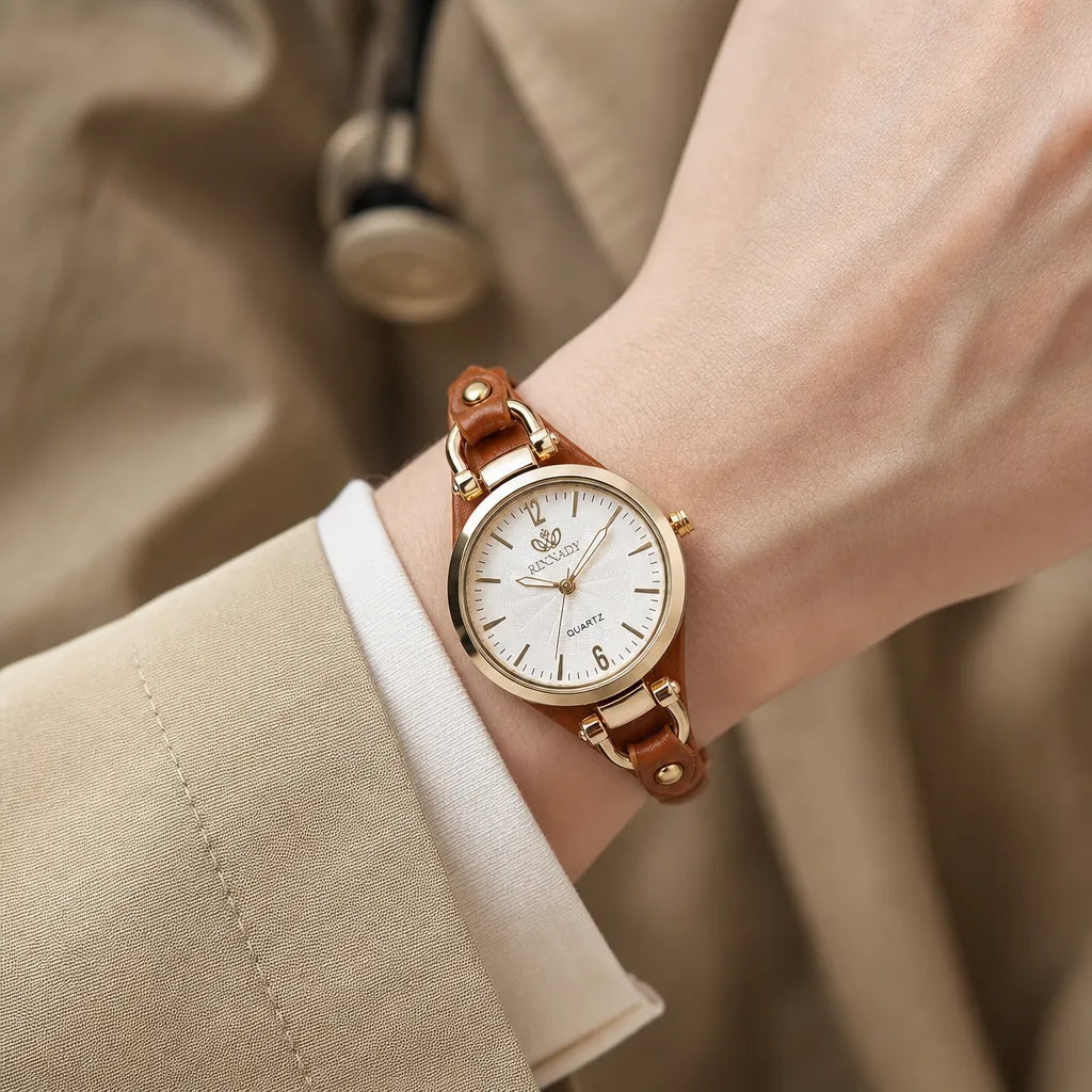 Women's Brown Haskell Slim Quartz Watch