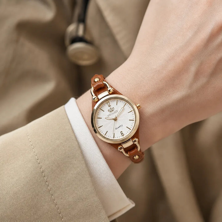Women's Brown Haskell Slim Quartz Watch