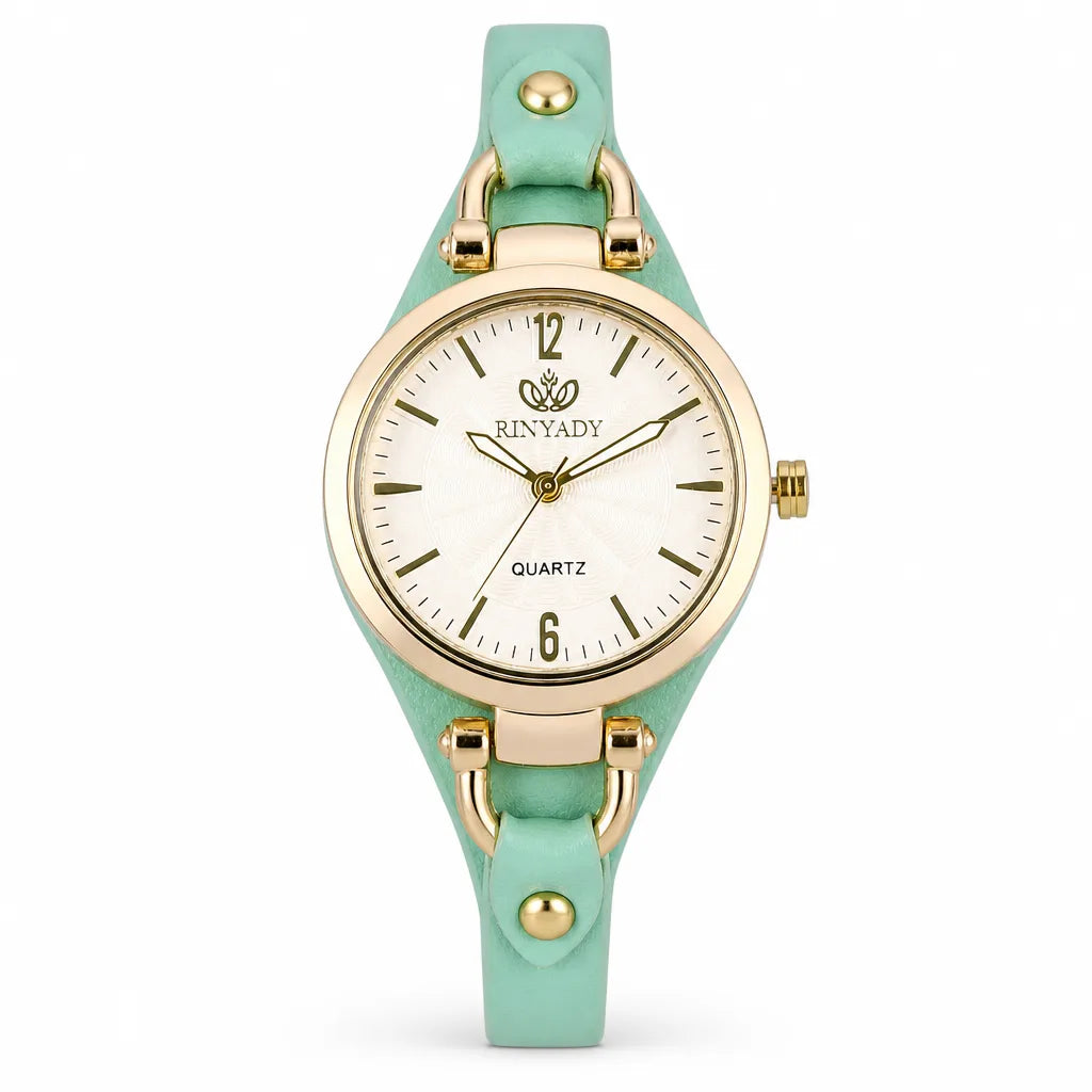 Anaya Quartz Watch - Color:Green