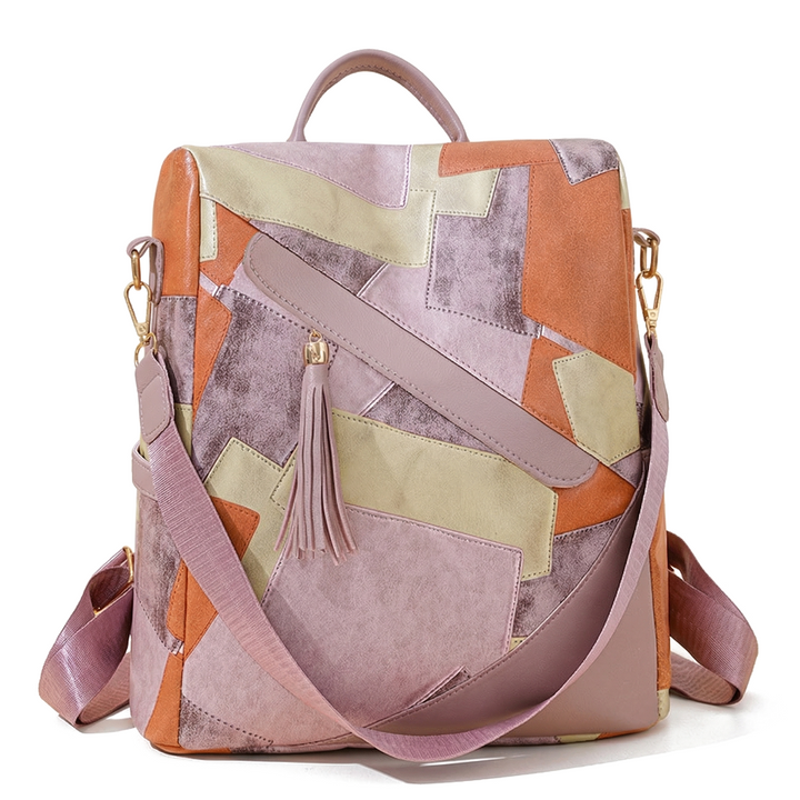 Anchi Miller Contrast Backpack - Color:Light Purple