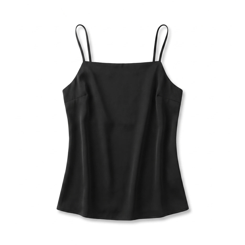 Andrea Strappy Cami Top - Color:Black;Size:XS