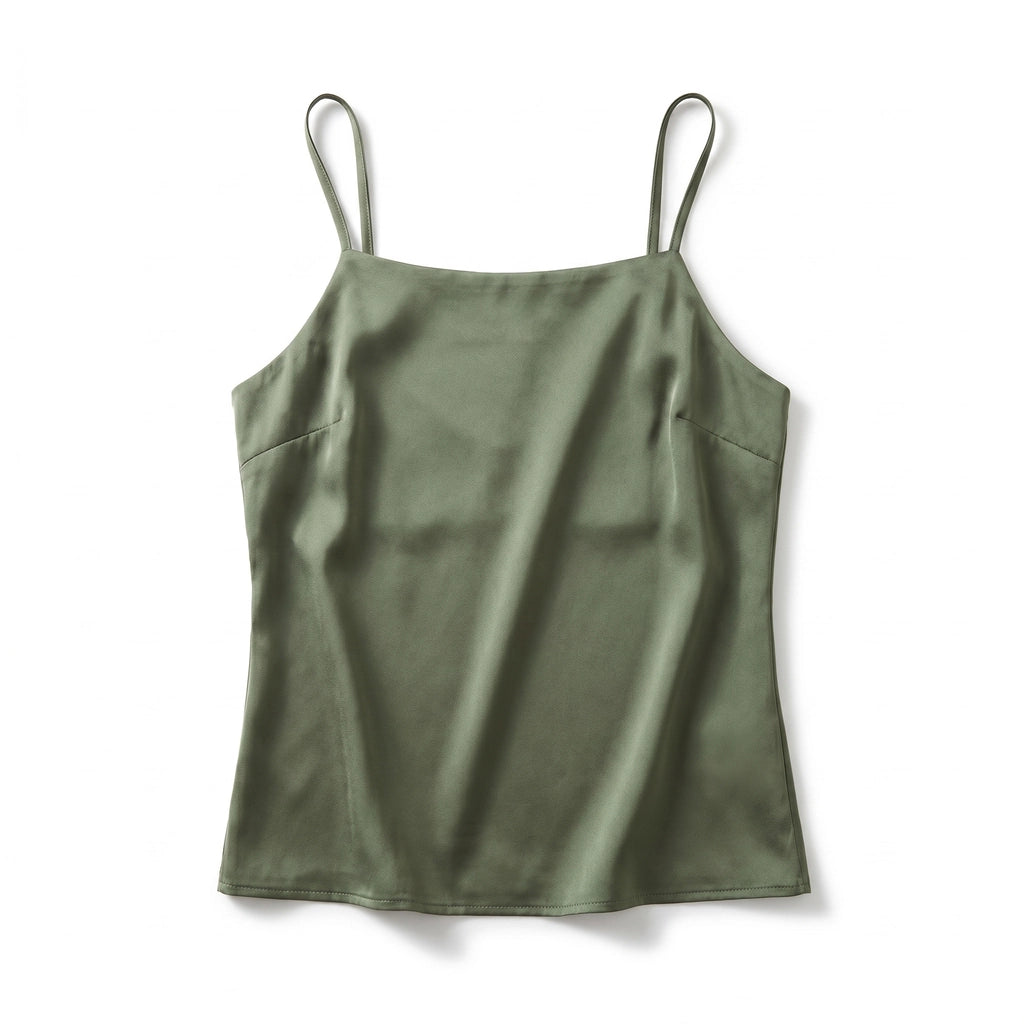 Andrea Strappy Cami Top - Color:Sage Green;Size:XS