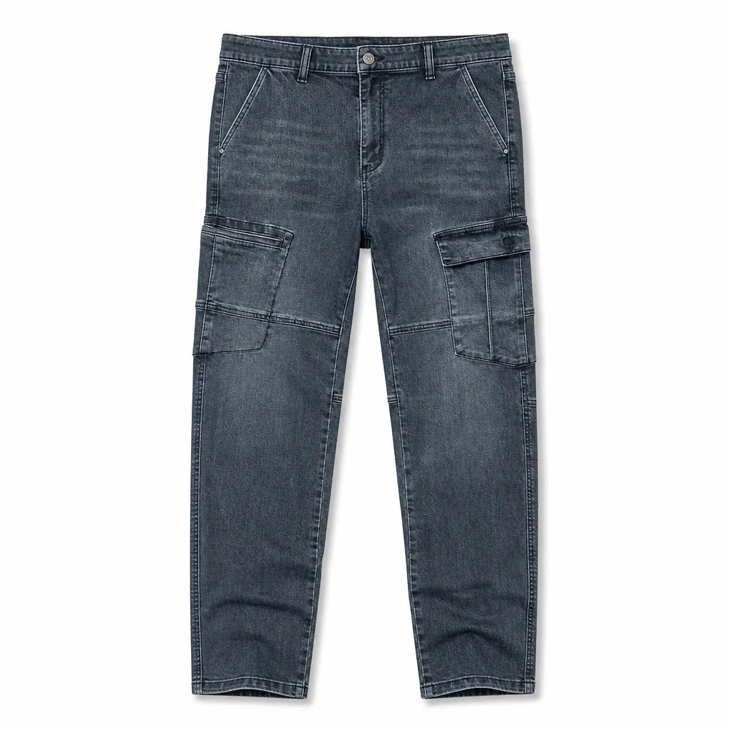 Andrew Cotton Jeans - Color:Blue;Size:28