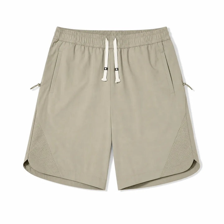 Andrew Loose Fit Shorts - Color:Beige;Size:S