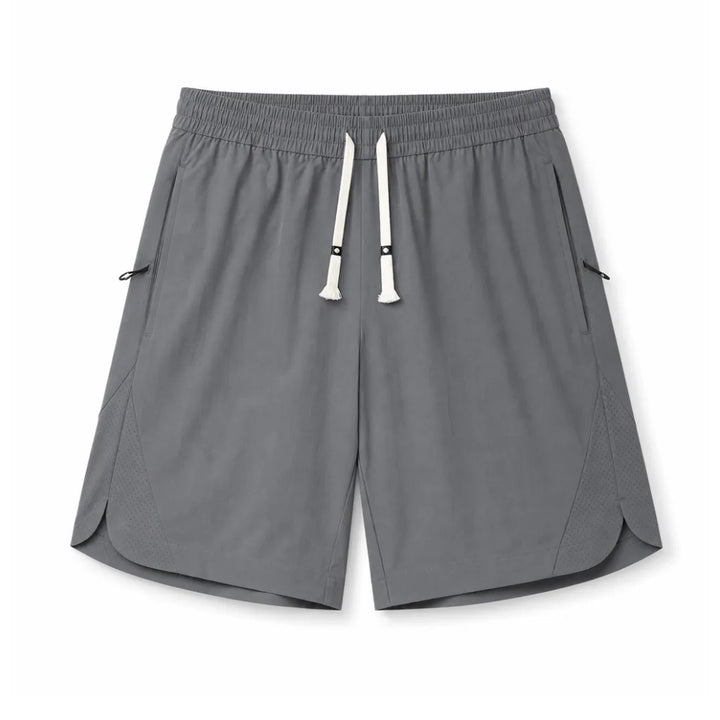 Andrew Loose Fit Shorts - Color:Gray;Size:S