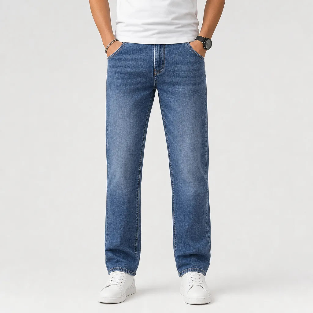 Men's Blue Walcott Lightweight Straight Jeans