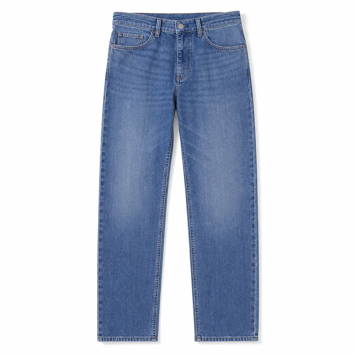 Andrew Straight Jeans - Color:Blue;Size:28